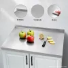 Practical and durable kitchen operation counter, restaurant furniture, multi-functional kitchen counter, simple and modern kitchen workbench, convenient storage Application Scenario